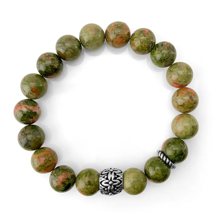 Bracelets Unakite Here to Flourish Bracelet Elisa Ilana Bracelets Unakite Here to Flourish Bracelet Elisa Ilana