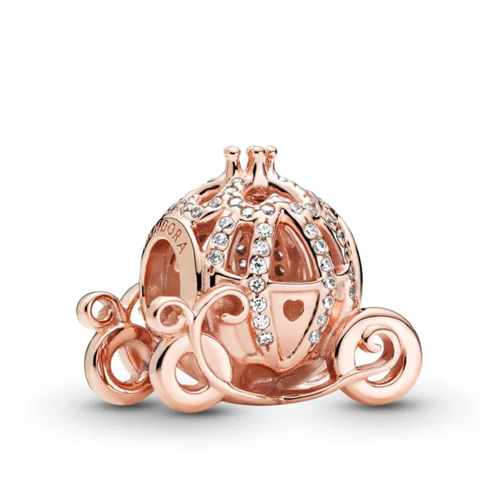 Charm Necklaces Pandora Disney Cinderellas Sparkling Carriage Charm Pandora