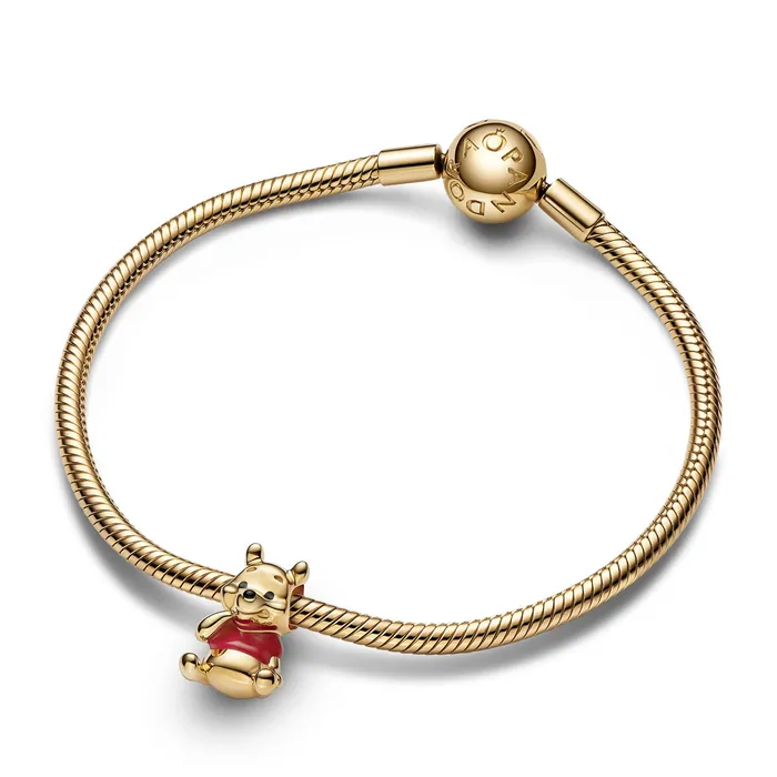 Charm Necklaces Pandora Pandora Disney Winnie the Pooh Bear Charm
