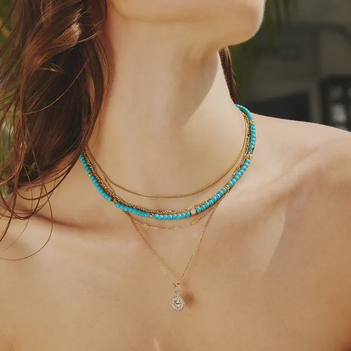 Chill Voyager Disc Station Necklace Ania Haie Necklaces