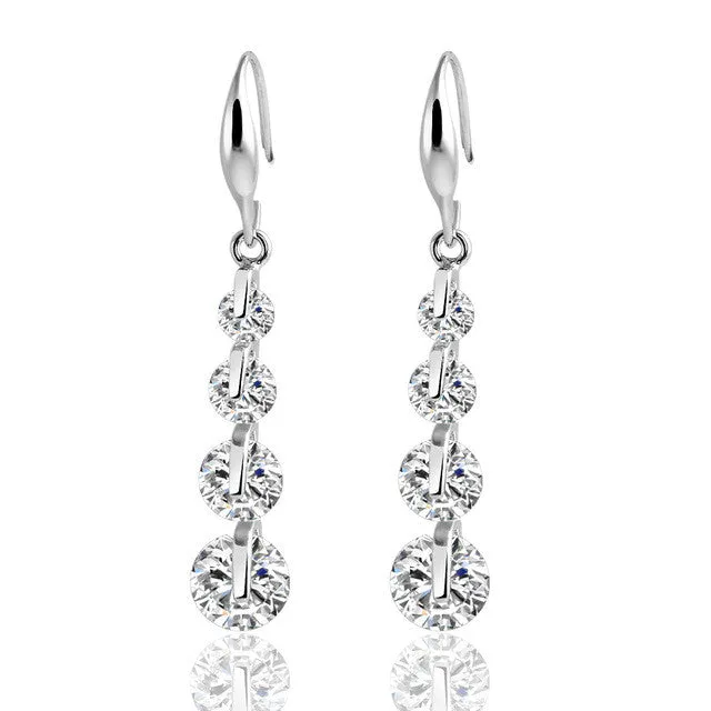 Earrings Water Drop Zircon Drop Dangle Earrings for Women sparklingselections Earrings Water Drop Zircon Drop Dangle Earrings for Women sparklingselections