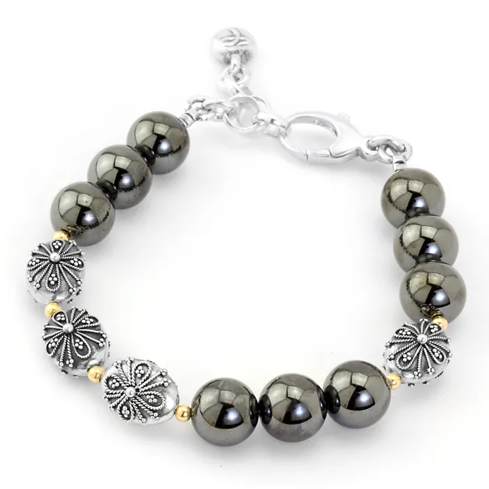 Elisa Ilana Bracelets The Goddess Collection Hematite Bracelet Elisa Ilana Bracelets The Goddess Collection Hematite Bracelet