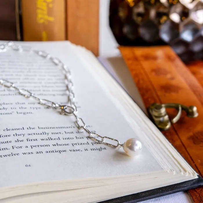 Elisa Ilana Diamond Cut Adjustable Paperclip Y Necklace Necklaces