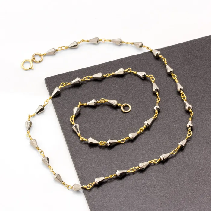 Elisa Ilana Necklaces Petite Hematite Necklace