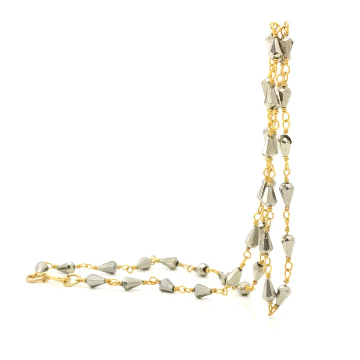 Elisa Ilana Necklaces Petite Hematite Necklace Elisa Ilana Necklaces Petite Hematite Necklace
