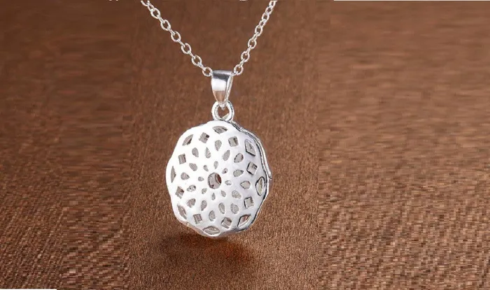 Necklaces Fashion Silver Plated Geometric Style Pendant Necklace sparklingselections Necklaces Fashion Silver Plated Geometric Style Pendant Necklace sparklingselections