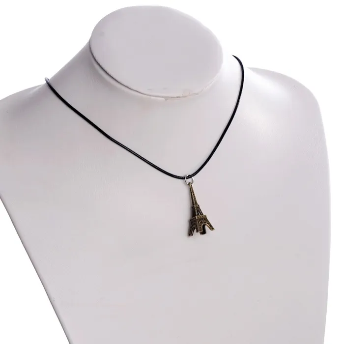 Necklaces sparklingselections Retro Stainless Steel Eiffel Tower Unisex Pendant Necklace Necklaces sparklingselections Retro Stainless Steel Eiffel Tower Unisex Pendant Necklace