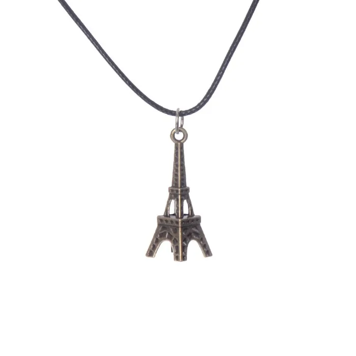 Necklaces sparklingselections Retro Stainless Steel Eiffel Tower Unisex Pendant Necklace Necklaces sparklingselections Retro Stainless Steel Eiffel Tower Unisex Pendant Necklace