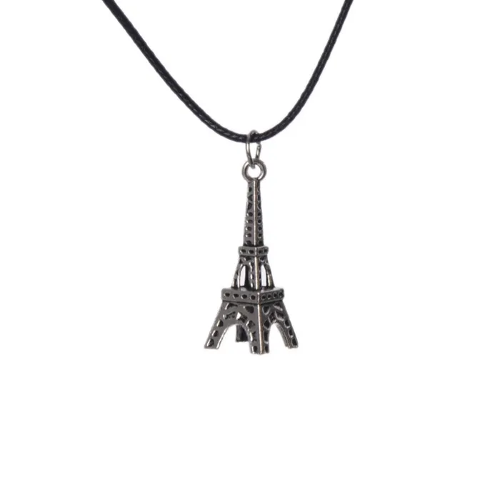 Necklaces sparklingselections Retro Stainless Steel Eiffel Tower Unisex Pendant Necklace Necklaces sparklingselections Retro Stainless Steel Eiffel Tower Unisex Pendant Necklace