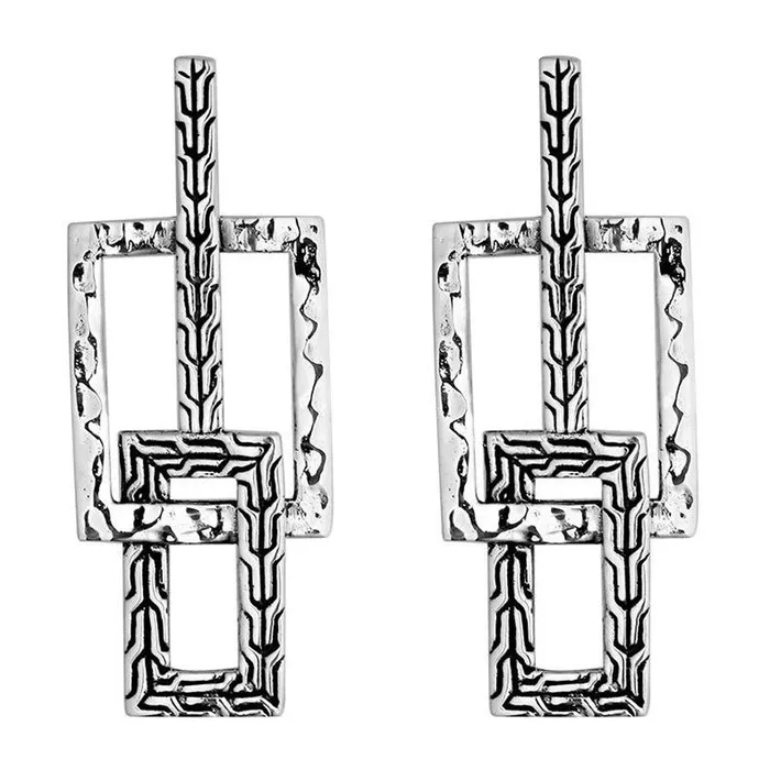 Overlapping Sterling Silver Earrings Elisa Ilana Earrings