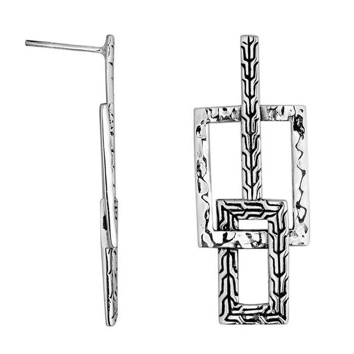 Overlapping Sterling Silver Earrings Elisa Ilana Earrings Overlapping Sterling Silver Earrings Elisa Ilana Earrings