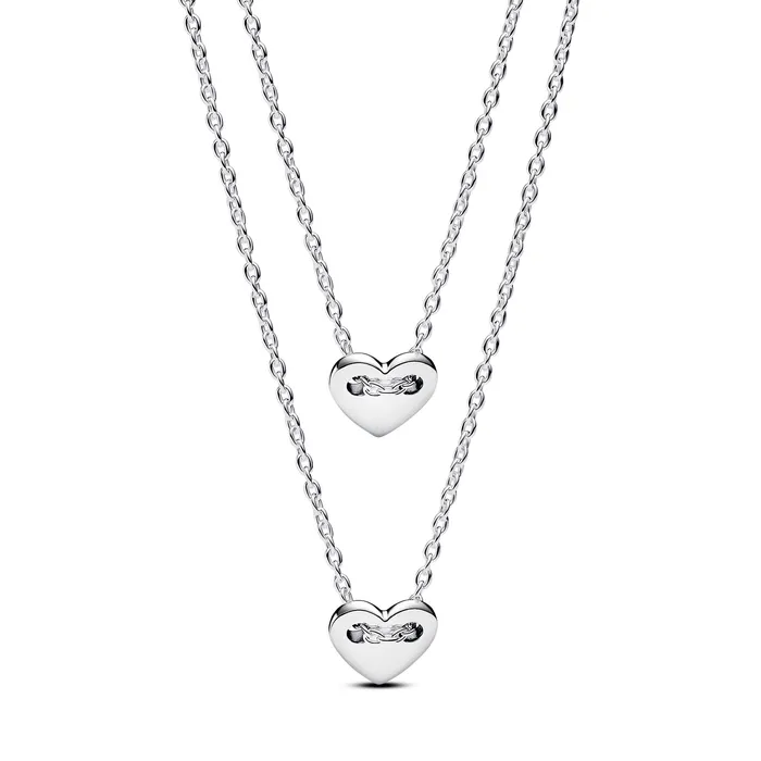 Pandora Forever Always Splittable Heart Collier Necklaces Pandora Necklaces