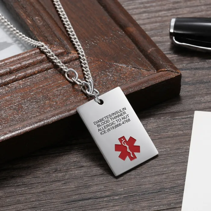 Personalized Engraved ID Necklace Ashley Jewels Necklaces