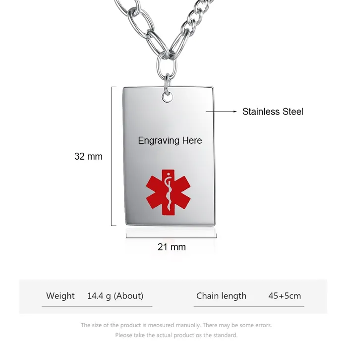 Personalized Engraved ID Necklace Ashley Jewels Necklaces