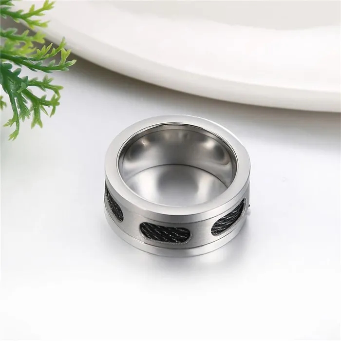 sparklingselections Bracelets Mens Silver Stainless Steel Rings sparklingselections Bracelets Mens Silver Stainless Steel Rings