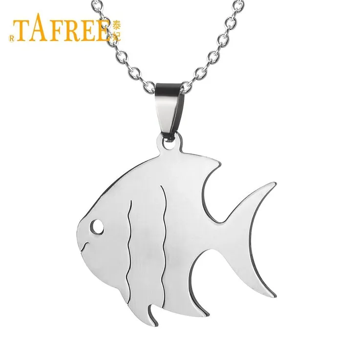sparklingselections Necklaces New stylish Sea Fish Statement Stainless Steel Necklace sparklingselections Necklaces New stylish Sea Fish Statement Stainless Steel Necklace