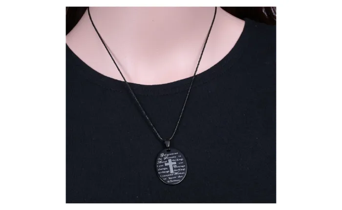 sparklingselections Necklaces Stainless Steel Pendant Oval Pendant Necklaces For Women sparklingselections Necklaces Stainless Steel Pendant Oval Pendant Necklaces For Women