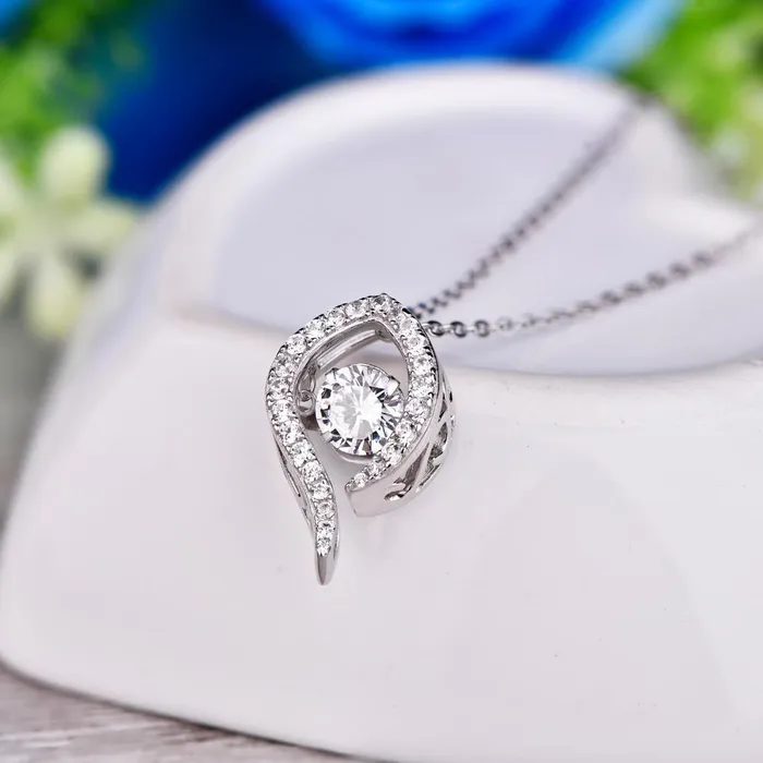 sparklingselections Necklaces Women Long Choker Necklace Pendant with Silver Chain sparklingselections Necklaces Women Long Choker Necklace Pendant with Silver Chain