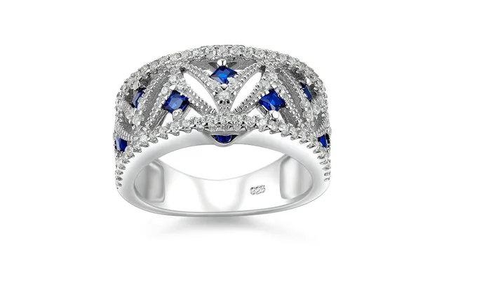 Sterling Silver Wedding Ring sparklingselections Rings