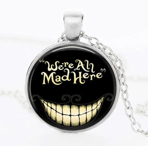 Were all Mad Here Necklace Pendant sparklingselections Necklaces Were all Mad Here Necklace Pendant sparklingselections Necklaces