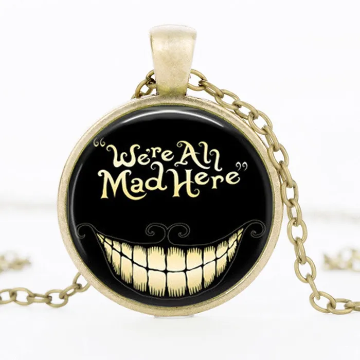 Were all Mad Here Necklace Pendant sparklingselections Necklaces Were all Mad Here Necklace Pendant sparklingselections Necklaces