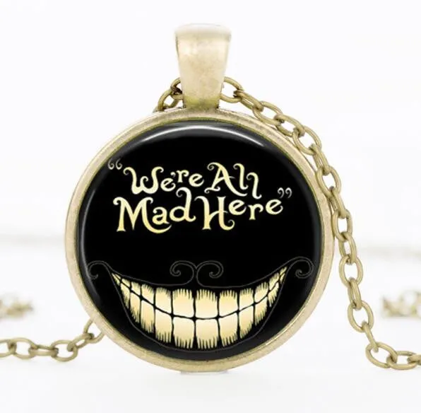 Were all Mad Here Necklace Pendant sparklingselections Necklaces Were all Mad Here Necklace Pendant sparklingselections Necklaces