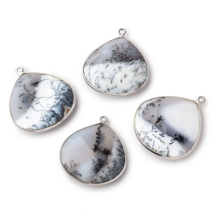 26x26mm Silver Bezel Dendritic Opal Faceted Heart Focal Bead Pendant 1 piece Beadsofcambaycom Necklaces 26x26mm Silver Bezel Dendritic Opal Faceted Heart Focal Bead Pendant 1 piece Beadsofcambaycom Necklaces