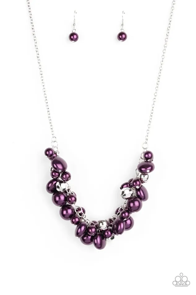 Battle of the Bombshells Purple Necklace Jewelry By Bretta Paparazzi Accessories Necklaces