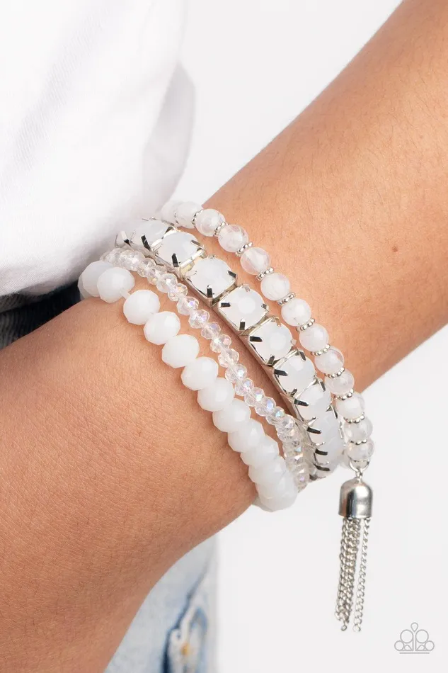 Bracelets Paparazzi Accessories Day Trip Trinket White Bracelet Jewelry by Bretta Bracelets Paparazzi Accessories Day Trip Trinket White Bracelet Jewelry by Bretta