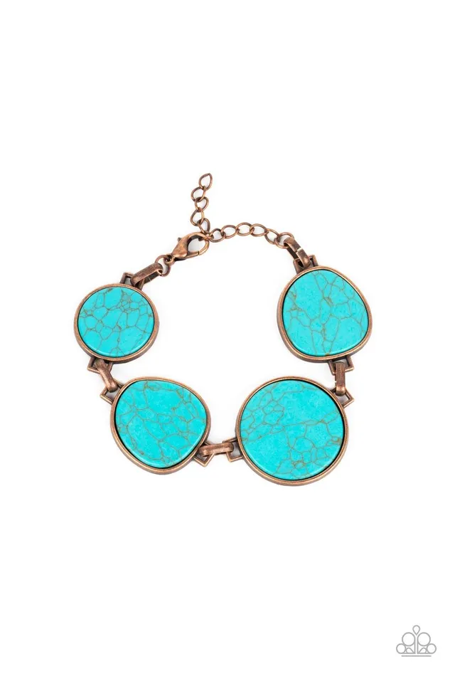 Bracelets Paparazzi Accessories Flat Out Frontier Copper Bracelet Jewelry by Bretta