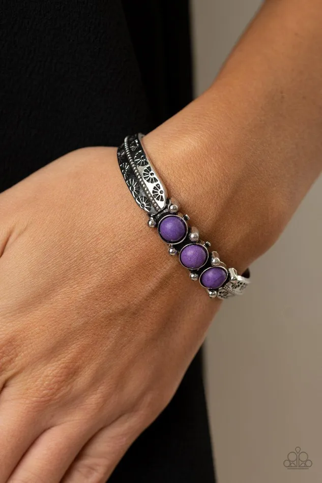 Bracelets Paparazzi Accessories Mojave Glyphs Purple Bracelet Jewelry by Bretta