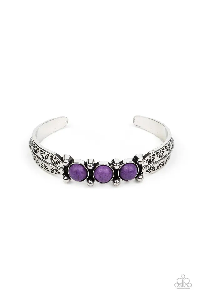 Bracelets Paparazzi Accessories Mojave Glyphs Purple Bracelet Jewelry by Bretta