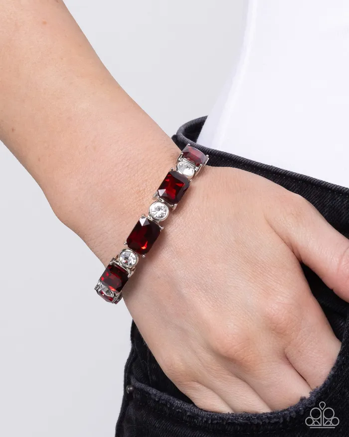 Bracelets Paparazzi Accessories Tonight Only Red Bracelet Jewelry by Bretta