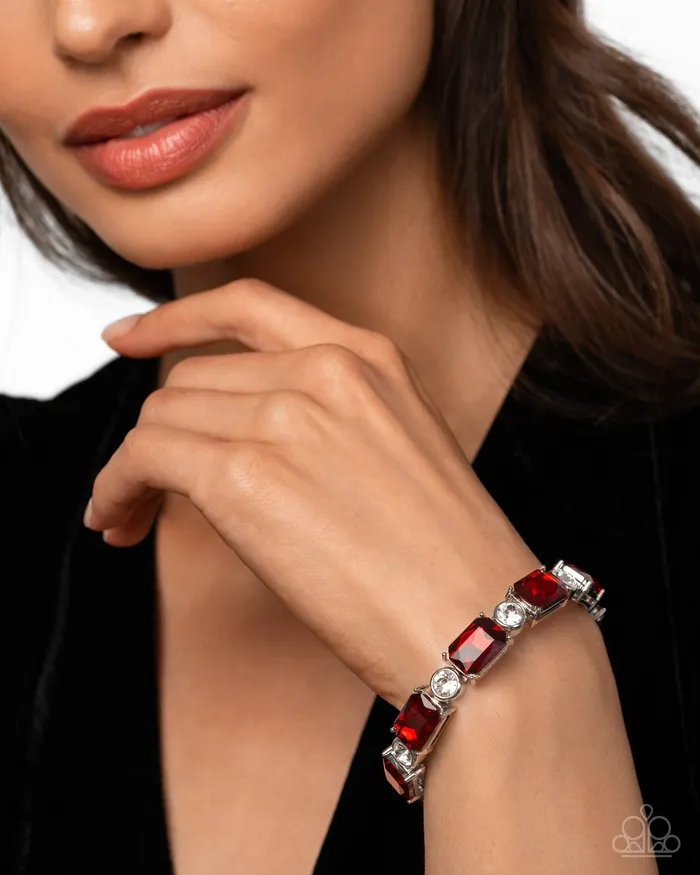 Bracelets Paparazzi Accessories Tonight Only Red Bracelet Jewelry by Bretta