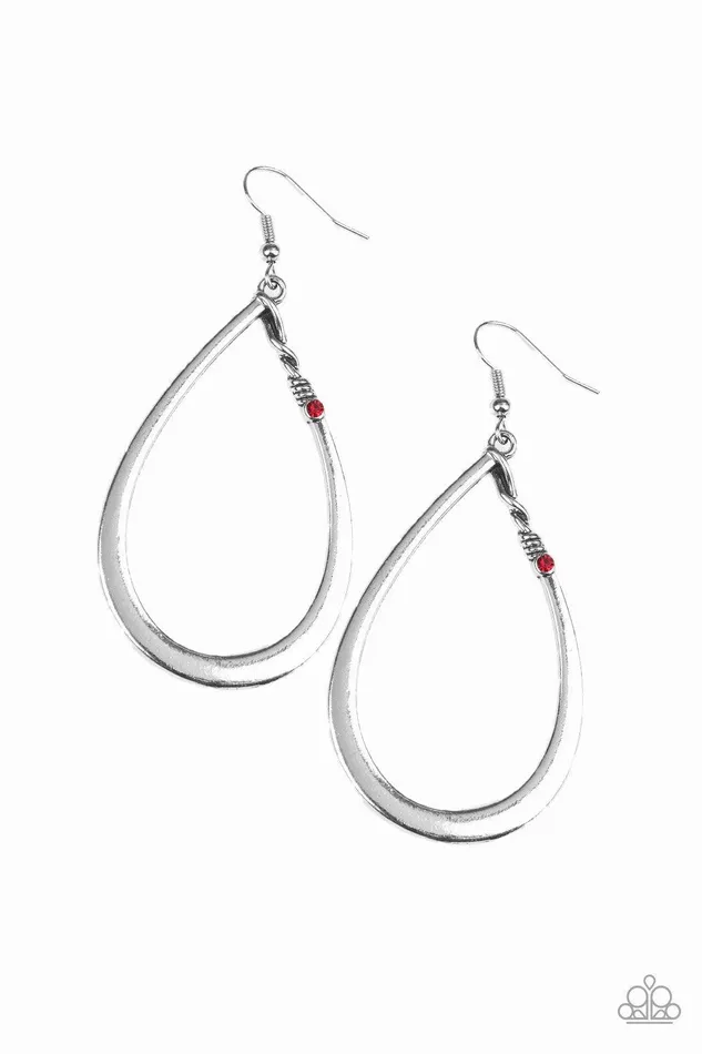 Earrings Paparazzi Accessories Very Enlightening Red Earrings Jewelry By Bretta