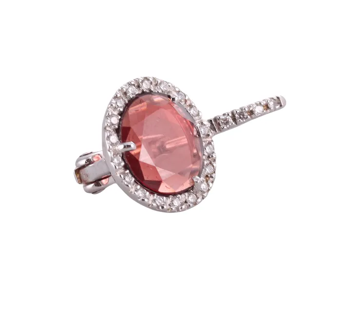 Earrings Pomellato 18k Gold Diamond Tourmaline Earrings Pomellato