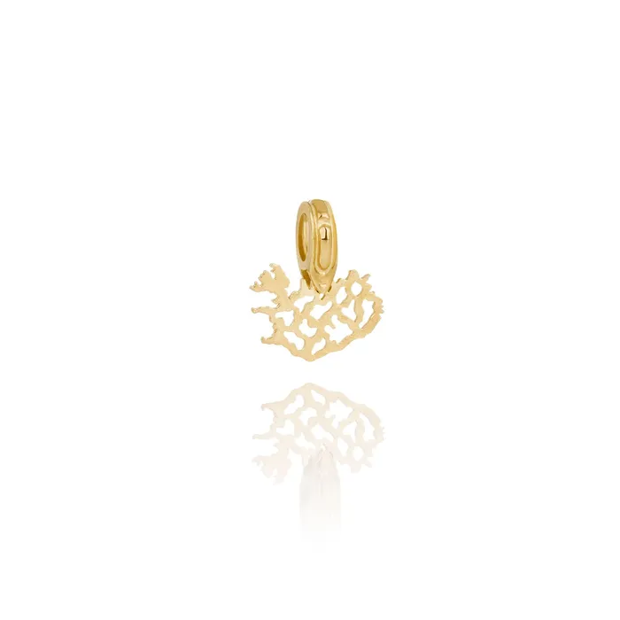 Filia Gold Plated Island Charm FILIA Charm Necklaces