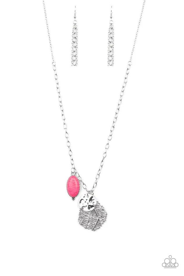 FreeSpirited Forager Pink Necklace Jewelry by Bretta Paparazzi Accessories Necklaces