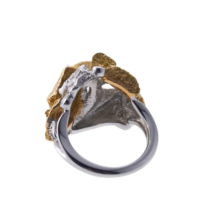 Gilbert Albert Rings Gilbert Albert Diamond Gold Free Form Ring