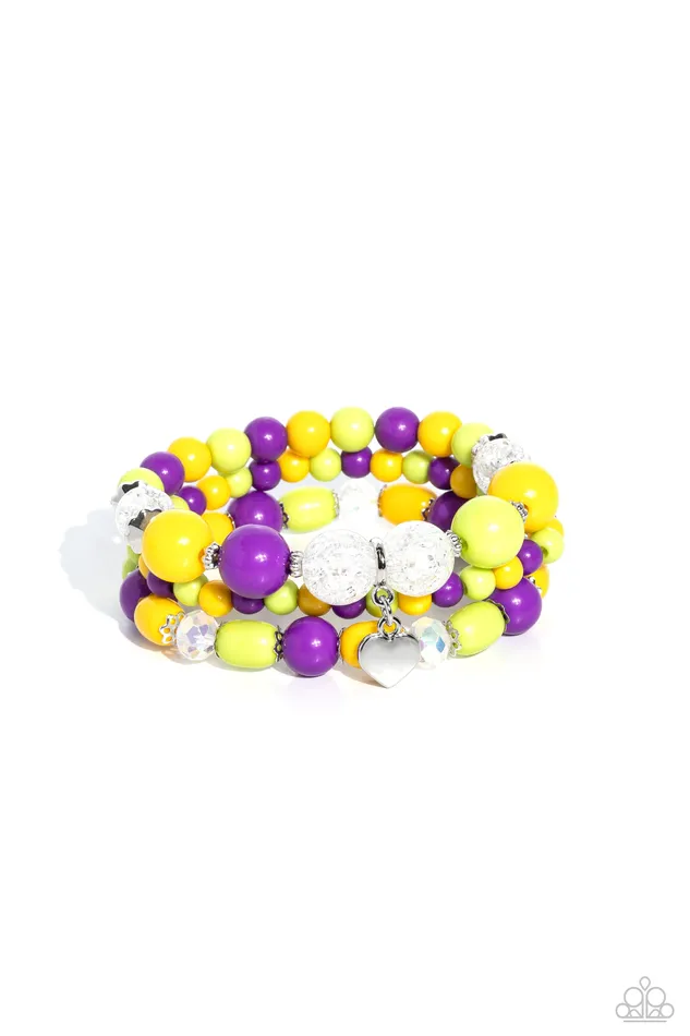 Heartfelt Haven Green Bracelet Jewelry by Bretta Paparazzi Accessories Bracelets