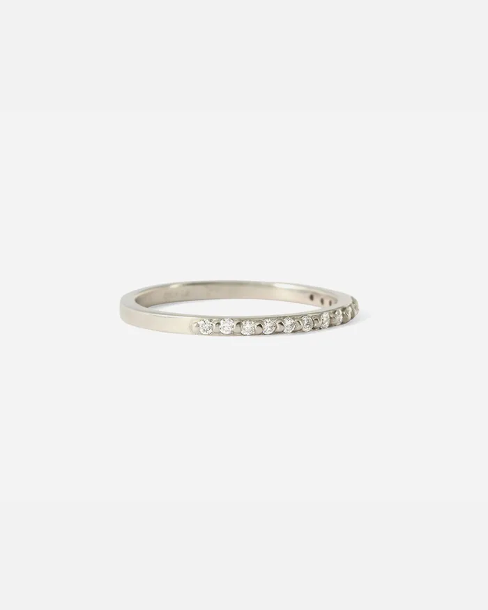 Hiroyo Rings Dew 13mm Round White Diamond Ring Hiroyo Rings Dew 13mm Round White Diamond Ring