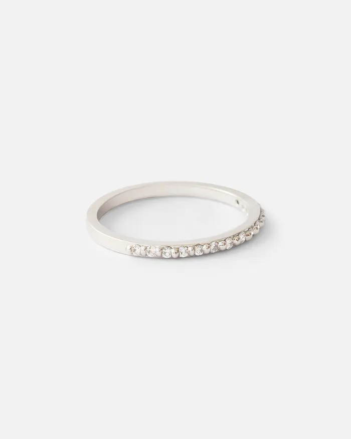 Hiroyo Rings Dew 13mm Round White Diamond Ring Hiroyo Rings Dew 13mm Round White Diamond Ring