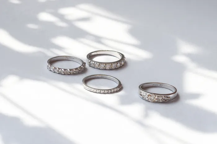 Hiroyo Rings Dew 13mm Round White Diamond Ring Hiroyo Rings Dew 13mm Round White Diamond Ring