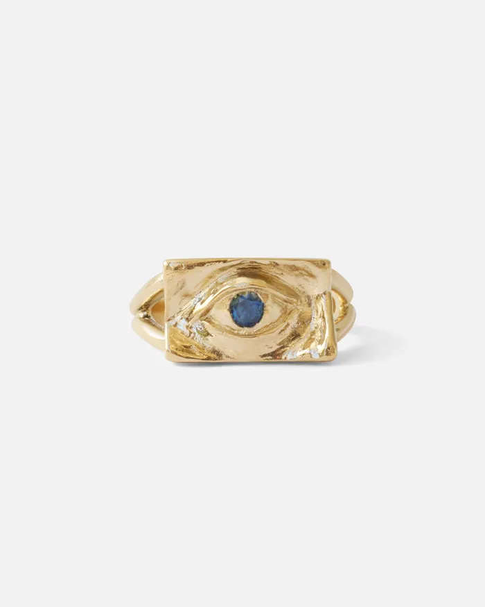 Intagliaux Blue Sapphire Ring Alfonzo Rings