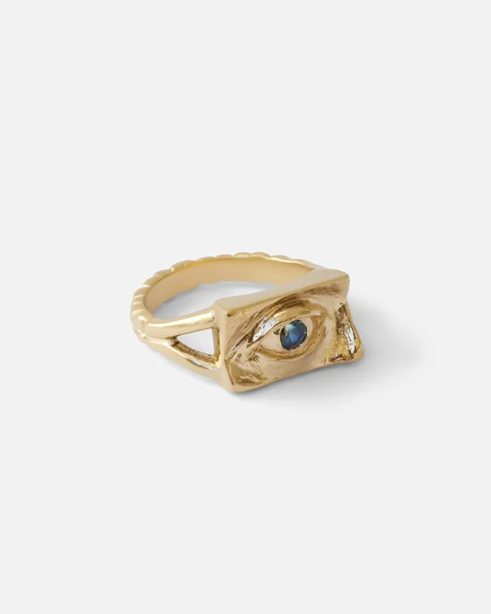 Intagliaux Blue Sapphire Ring Alfonzo Rings Intagliaux Blue Sapphire Ring Alfonzo Rings