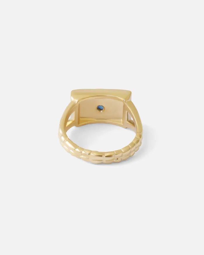 Intagliaux Blue Sapphire Ring Alfonzo Rings Intagliaux Blue Sapphire Ring Alfonzo Rings