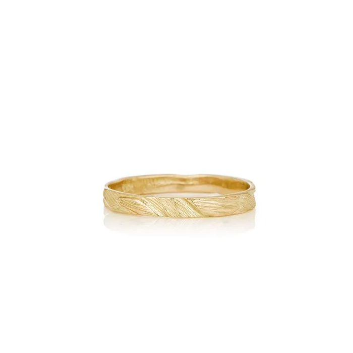 Mens solid gold ring AURUM by Gubjrg Rings