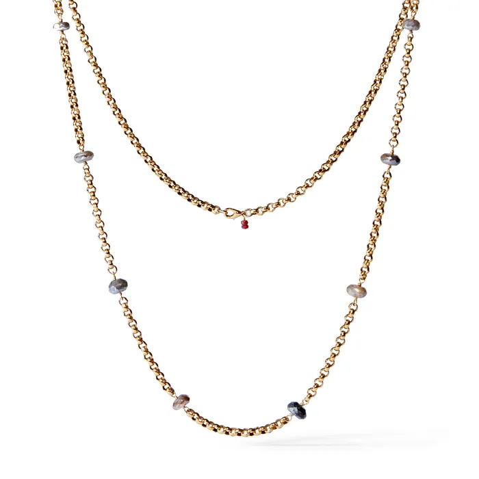 Necklaces Kamo by Kary Brittingham Olivia Necklace With Moonstone