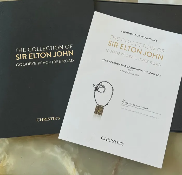 Necklaces Kieselstein Cord Sir Elton John Kieselstein Cord Gold Women of the World Pendant Necklace