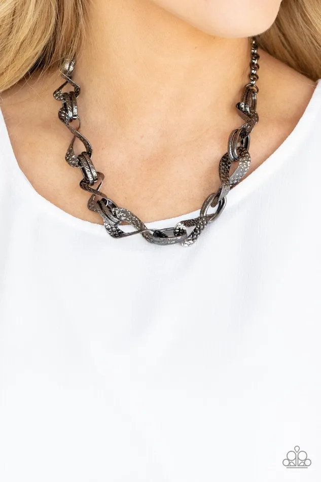 Necklaces METAL of Honor Black Necklace Jewelry by Bretta Paparazzi Accessories Necklaces METAL of Honor Black Necklace Jewelry by Bretta Paparazzi Accessories